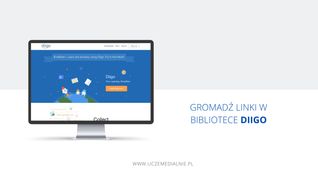 Gromadź linki w Bibliotece Diigo