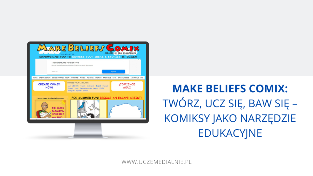 Make Beliefs Comix: Twórz, ucz się, baw się – Komiksy jako narzędzie edukacyjne
