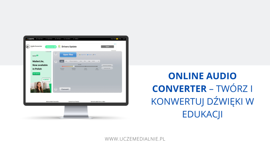 Online Audio Converter – Twórz i konwertuj dźwięki w edukacji